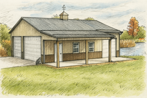 pole barn site prep middle tn