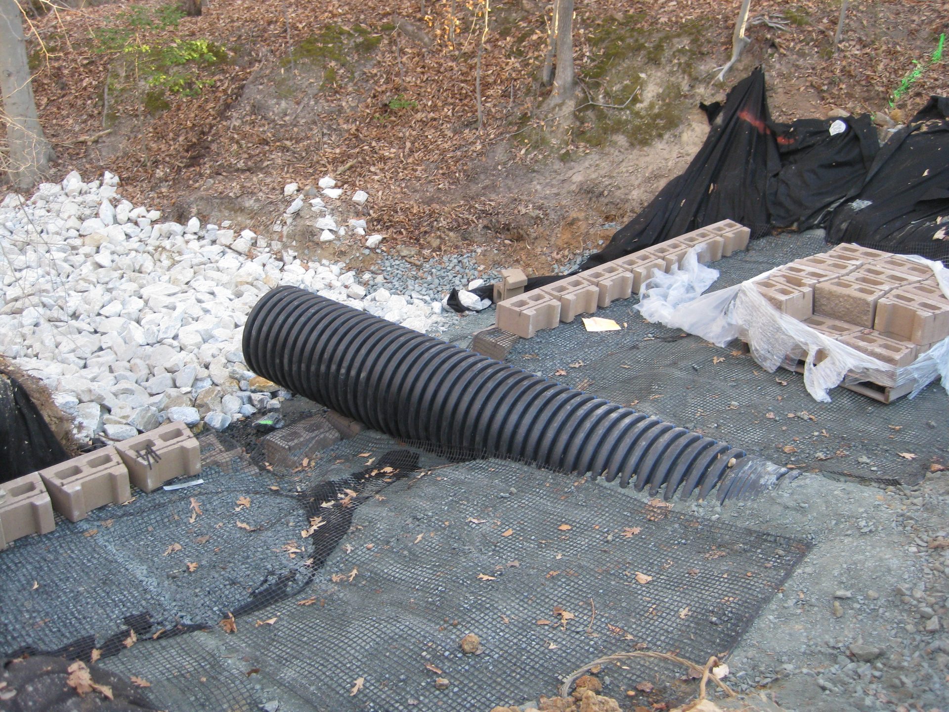 Excavating contractor at work in Middle Tennessee