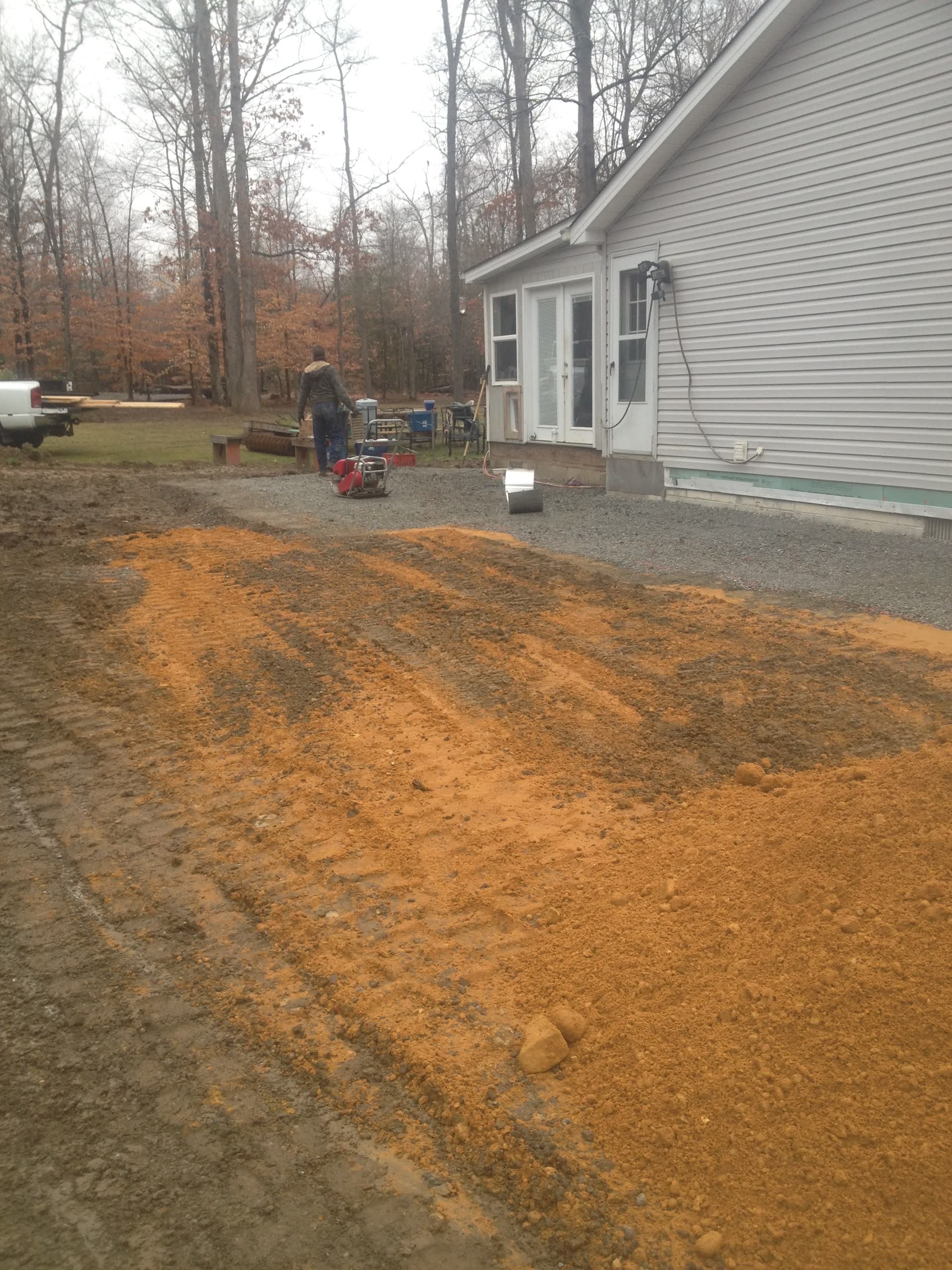 Site graded and ready to build on