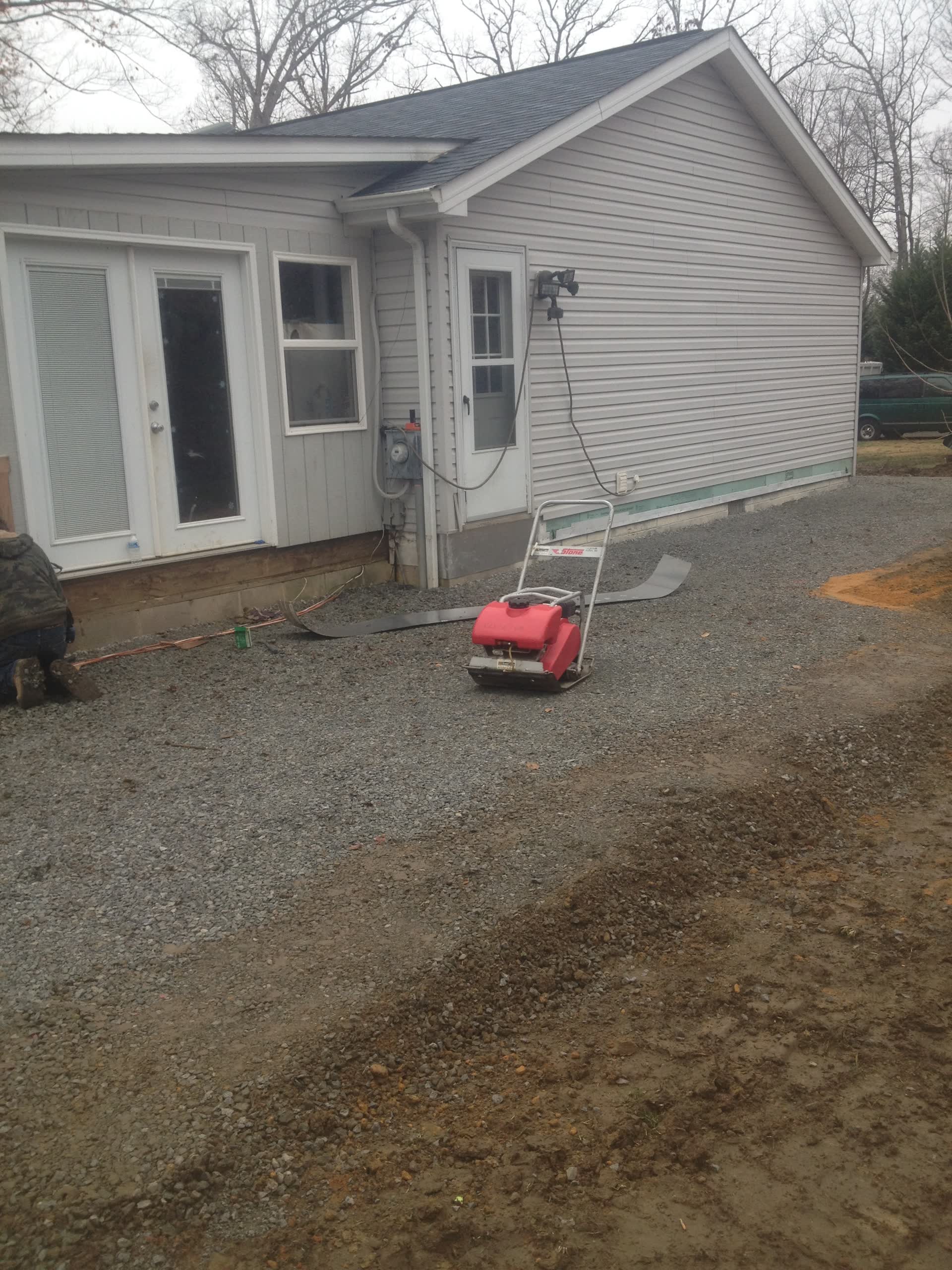 Graded ground ready for the next stage